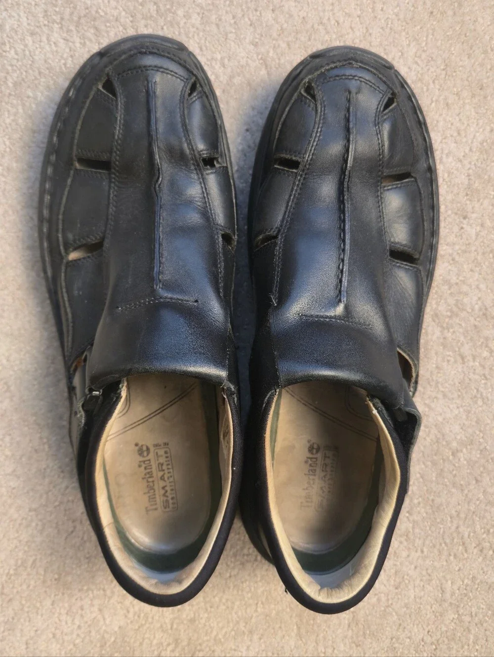 Timberland Altamont Sandals Mens 13M Black Fisherman Comfort Shoes 79059 Casual